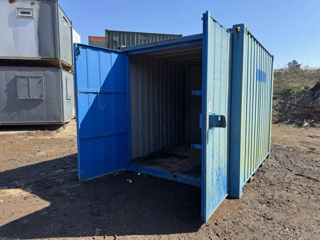 10ft Portable Storage Shipping Container Site Store Anti Vandal Steel - Image 2