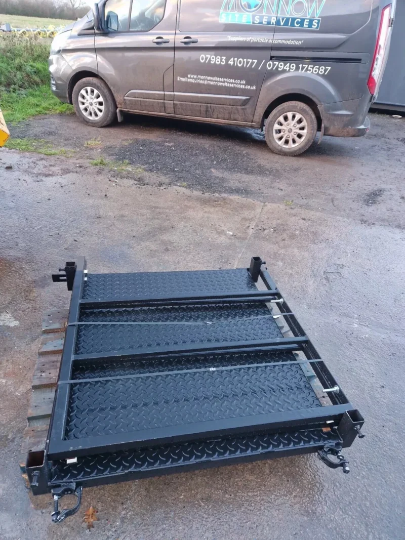 13 Tread Steel Staircase For Portable Office Canteen Site Cabin Container NEW - Image 10