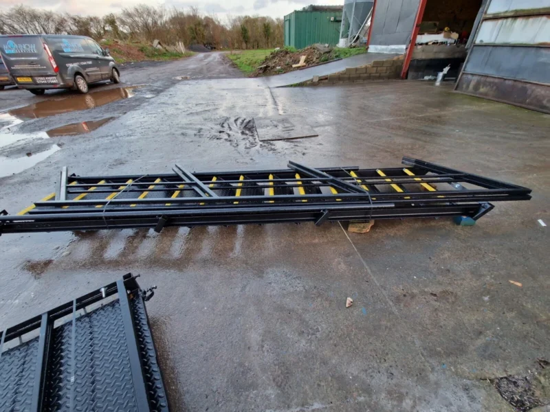 13 Tread Steel Staircase For Portable Office Canteen Site Cabin Container NEW - Image 11