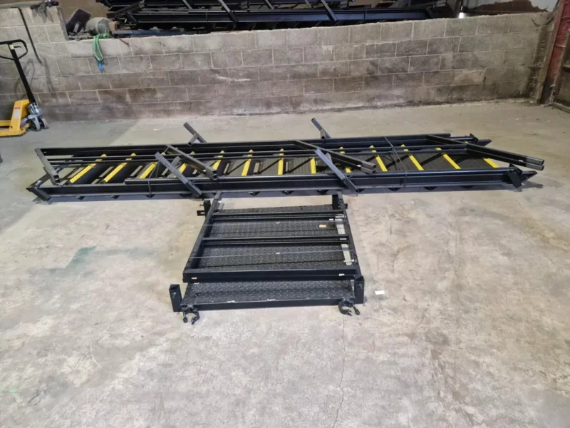 13 Tread Steel Staircase For Portable Office Canteen Site Cabin Container NEW - Image 4