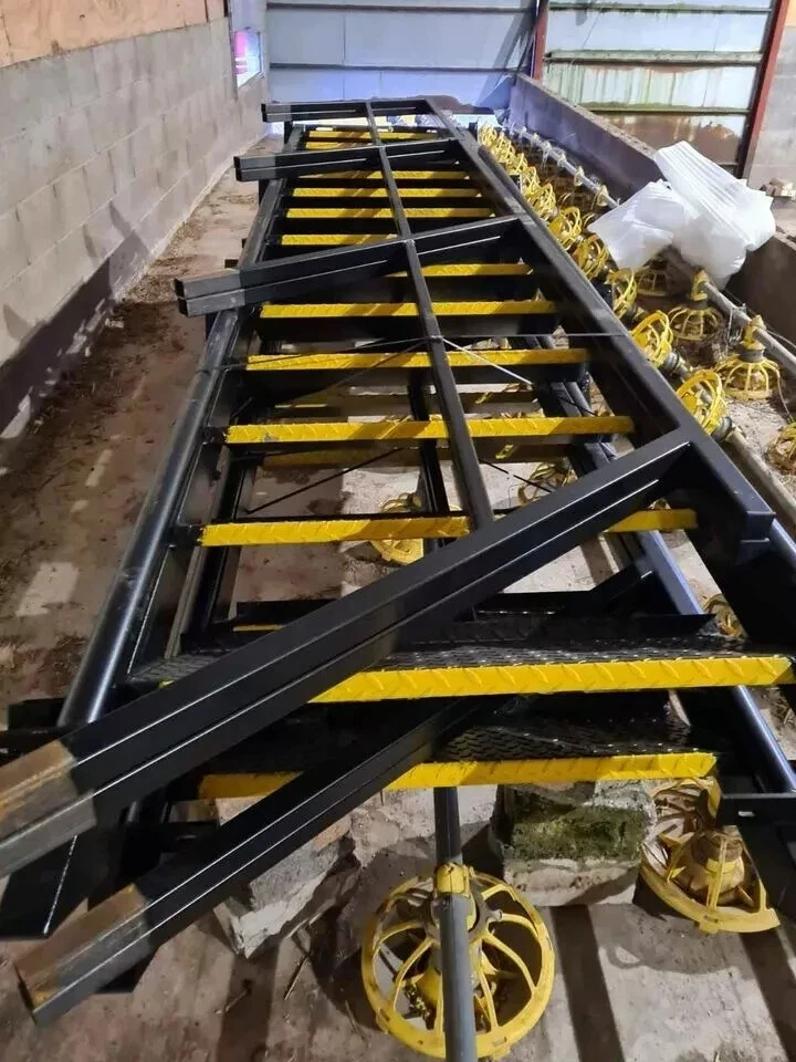 13 Tread Steel Staircase For Portable Office Canteen Site Cabin Container NEW - Image 5