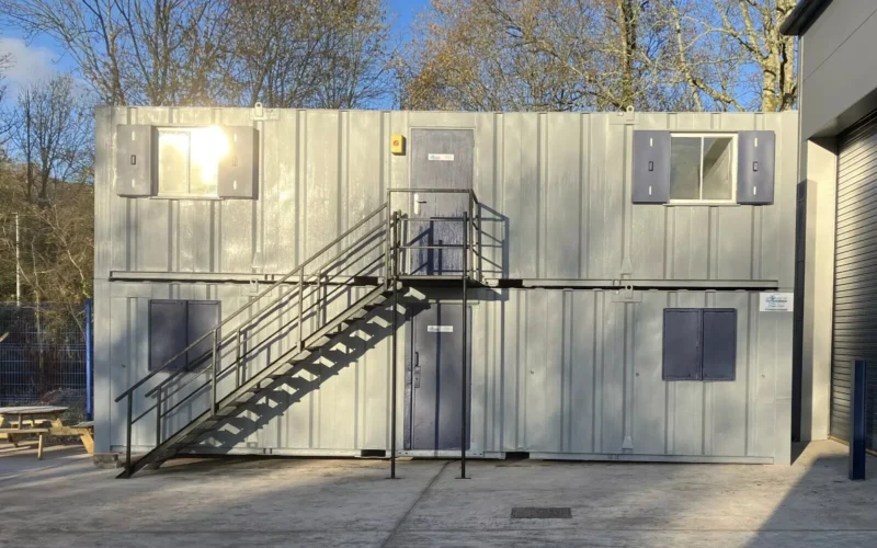 13 Tread Steel Staircase For Portable Office Canteen Site Cabin Container NEW - Image 7