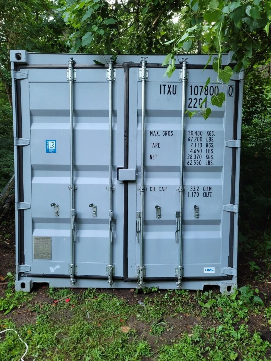 20′ Used Steel Shipping Container Storage Container - Image 2