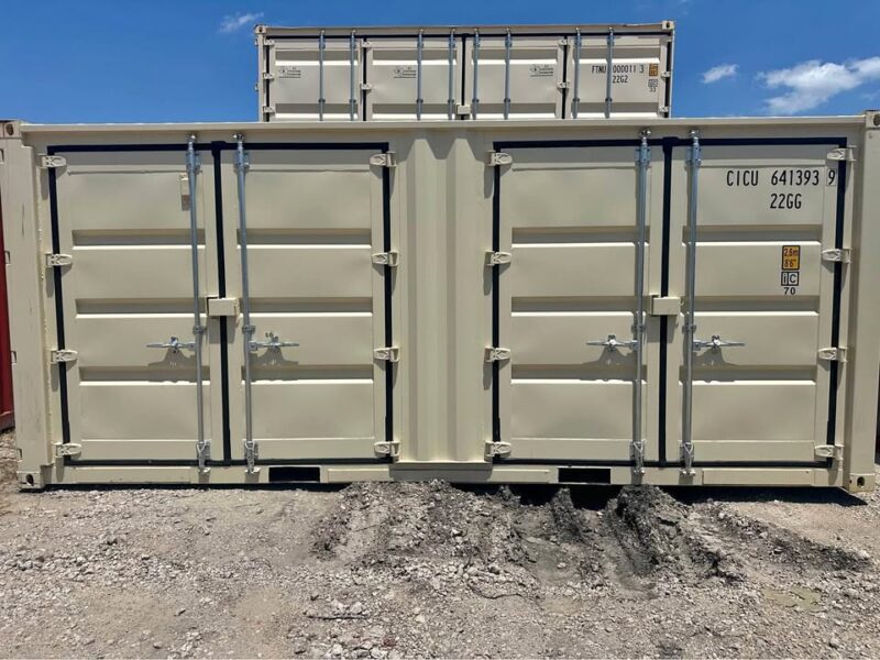 20ft Open Side Shipping Container – Dual Side Doors, One-Trip Condition! - Image 1