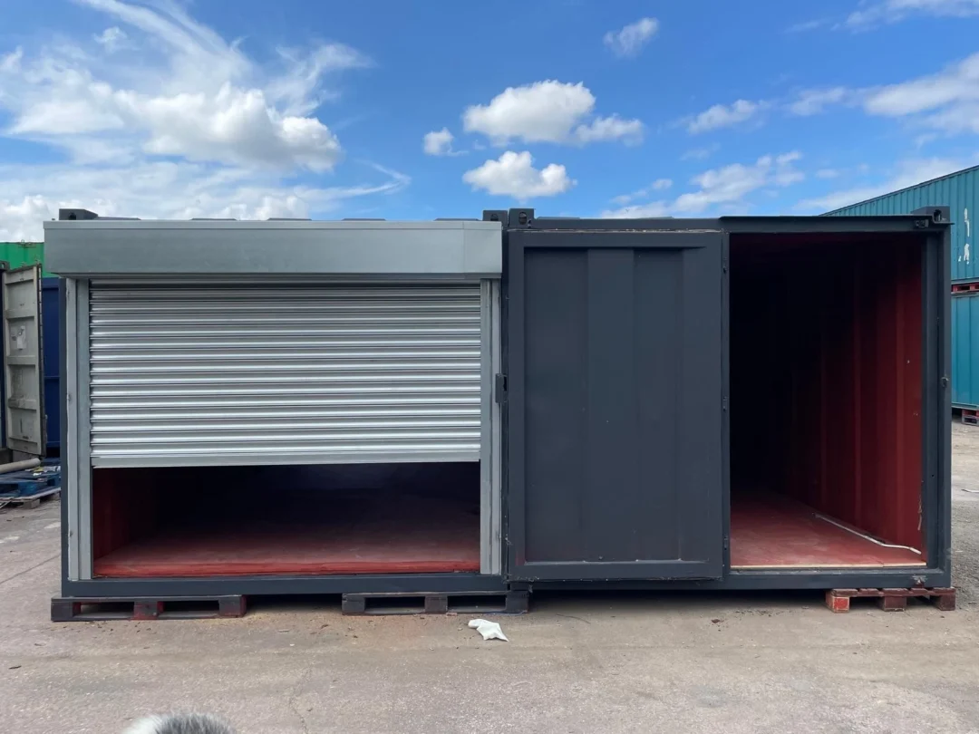 20ft x 20ft Modular Storage Container – Shutter + 3 Door Access - Image 2