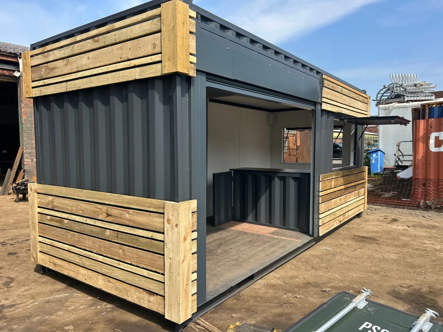 20ft x 8ft Shipping Container – Street Food/Coffee Shop/Food Kiosk - Image 2