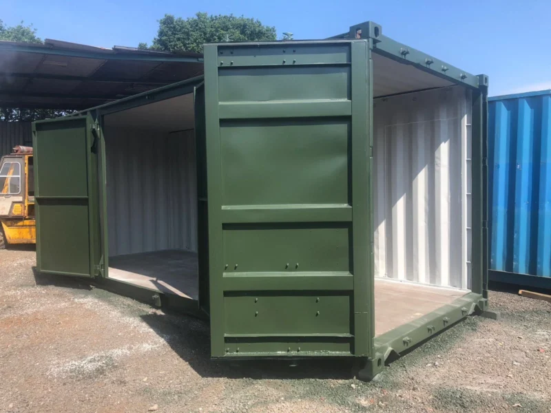 20×8 Container With 8f Side Doors With Extra Door Secure Lock Boxes - Image 4
