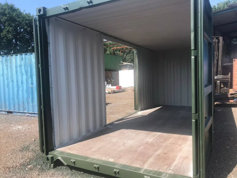 20×8 Container With 8f Side Doors With Extra Door Secure Lock Boxes - Image 5