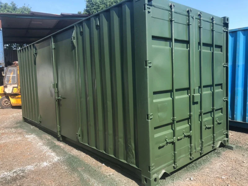 20×8 Container With 8f Side Doors With Extra Door Secure Lock Boxes - Image 6