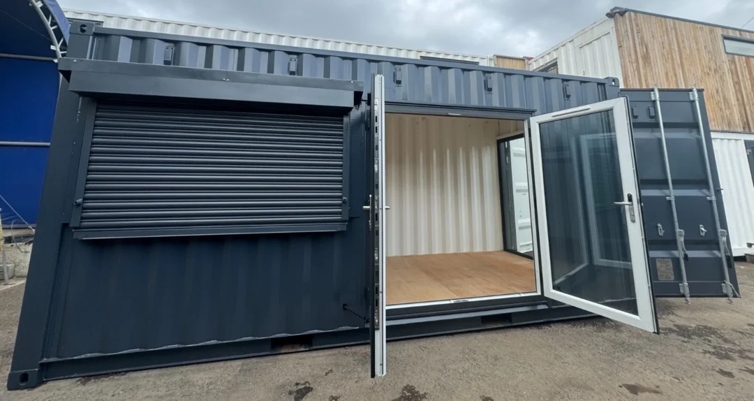 20x8ft | CUSTOM SHIPPING CONTAINER CONVERSION | Portable Building | - Image 2