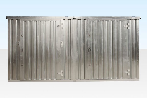3M X 4.2M Side Linked Flat Pack Container Bundle (Galvanised) - Image 4