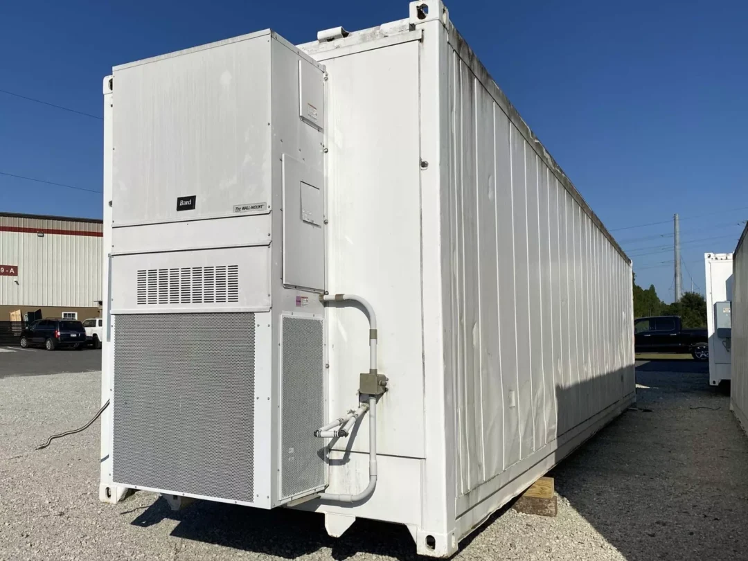 40 Foot High Cube Insulated Shipping Container with 5 Ton Bard HVAC - Image 2