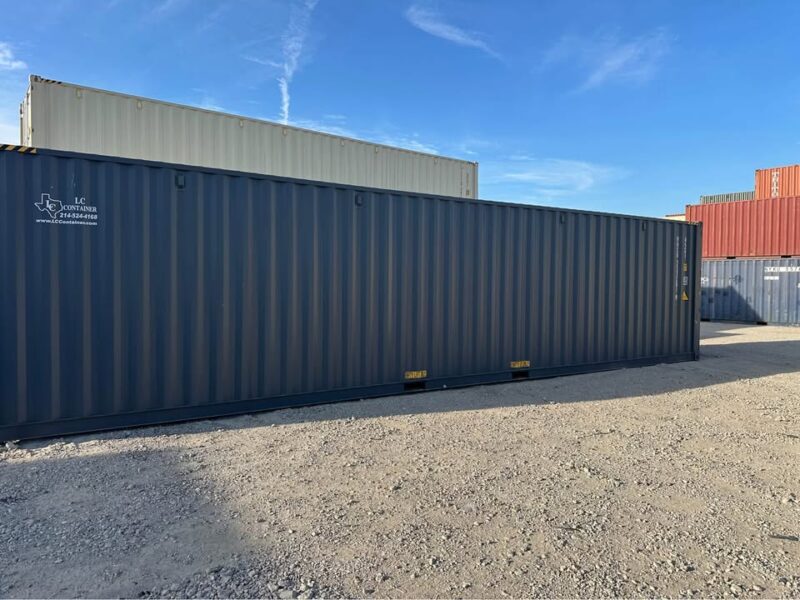 40ft Gray High Cube One-Trip Shipping Container – Easy Open Door, Like-New Condition! - Image 4