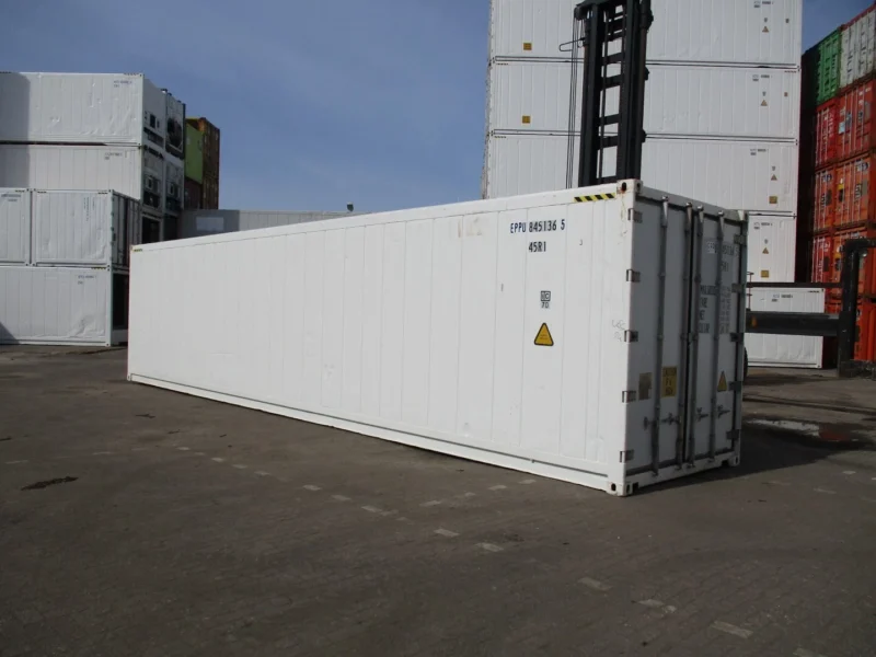 40ft High Cube Used Refrigerated Container with Brand New Thermo King Motor - Image 3