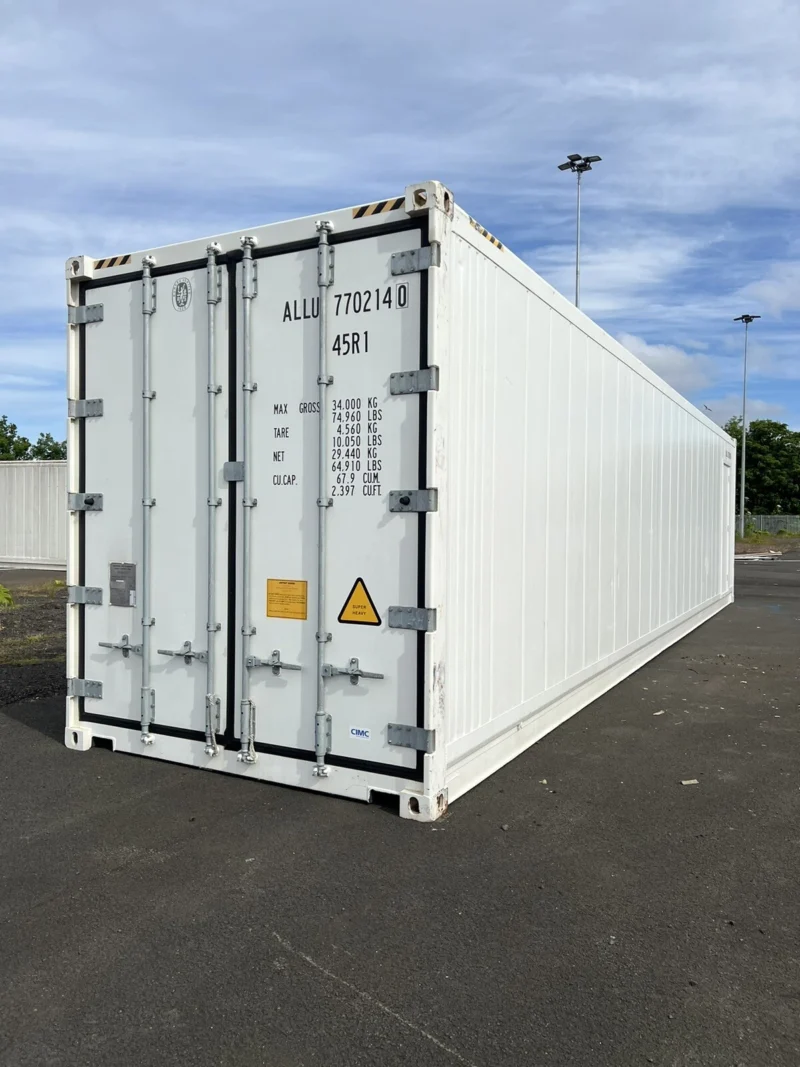 40ft Reefer Container – 2 Personnel Doors on both sides - Image 5