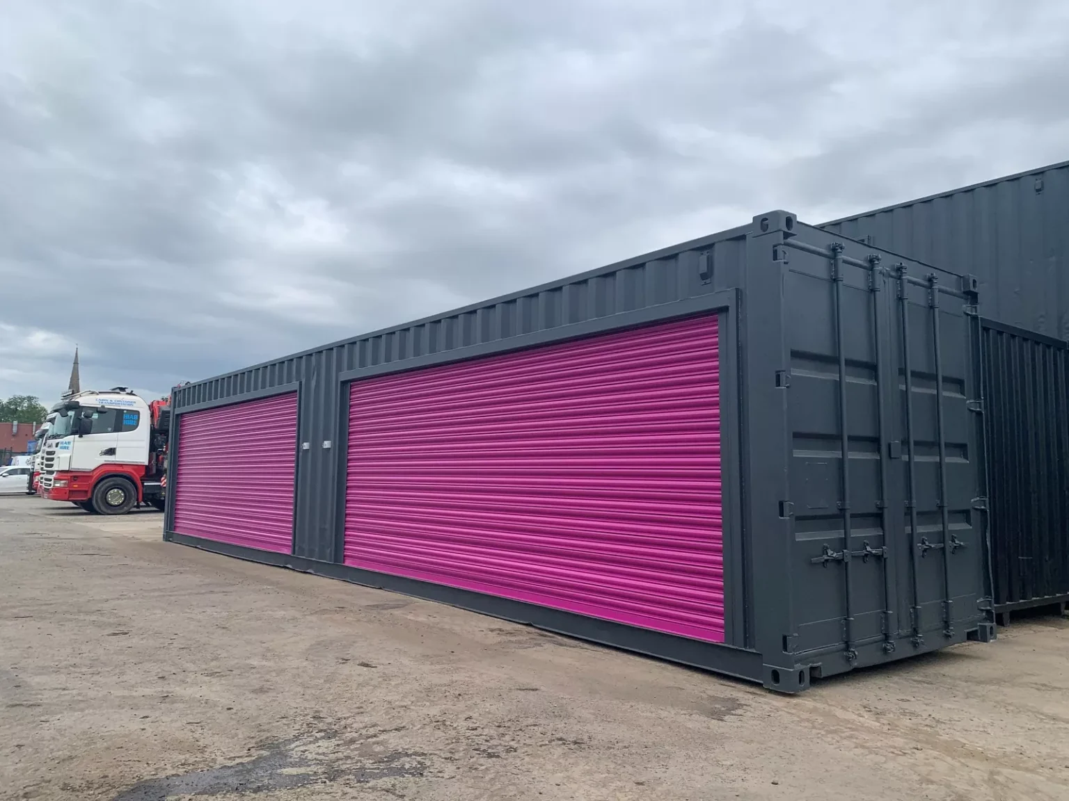 40ft x 8ft Roll Up Door Shipping Container - Image 2