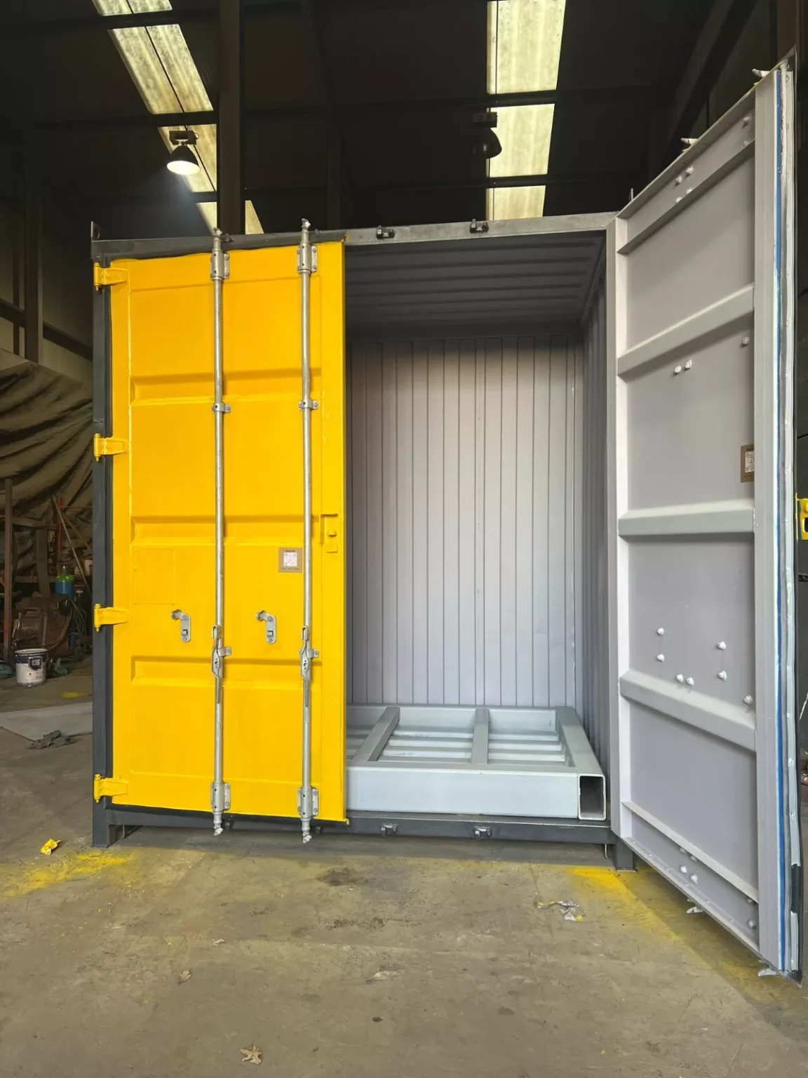 6ft BUNDED Chemical / Paint Storage Container | Secure & Compliant Solution - Image 2