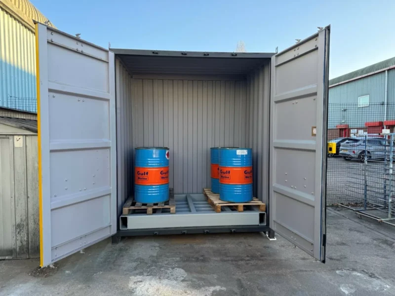 6ft BUNDED Chemical / Paint Storage Container | Secure & Compliant Solution - Image 7