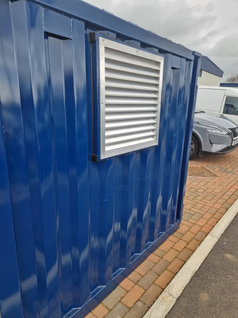 6ft sq. Steel LC Storage container .. Converted for LPG Gas cylinder storage. - Image 5