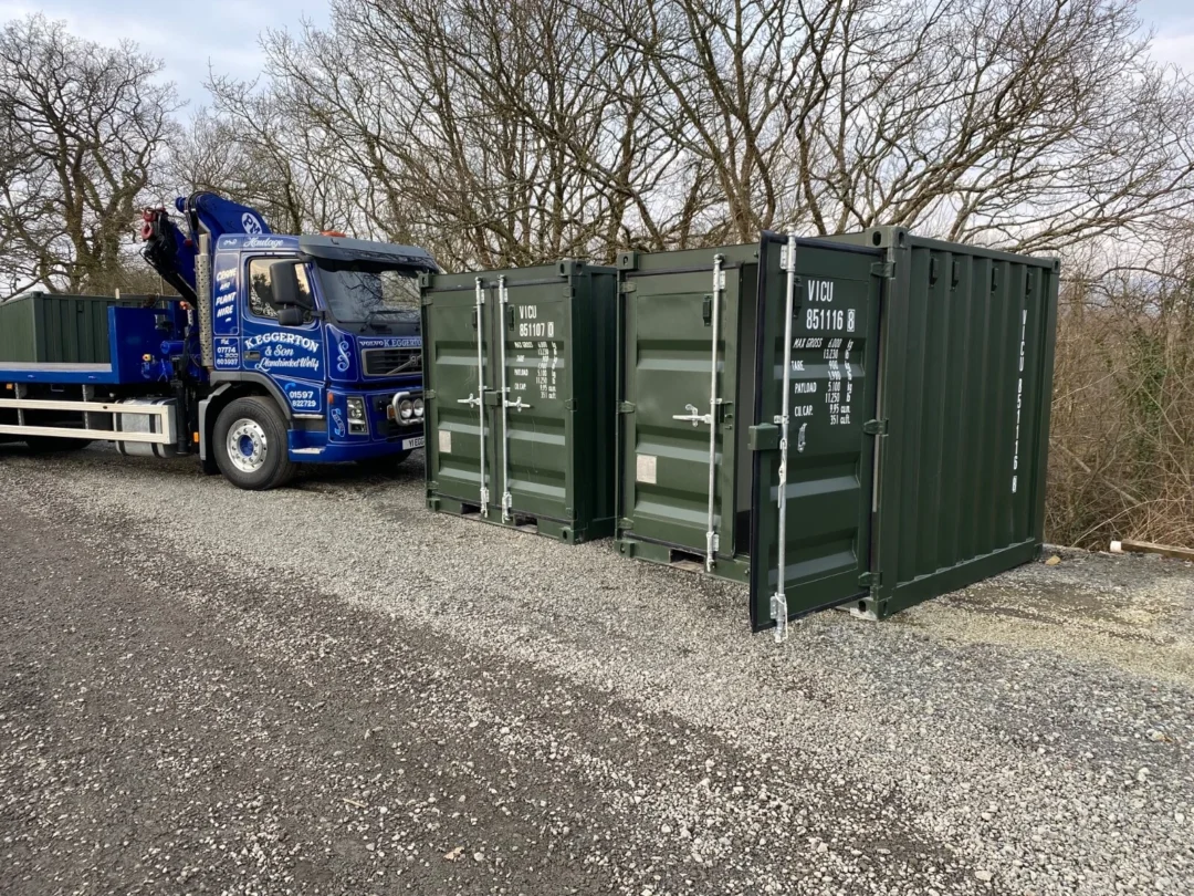 8ft Green Shipping Container - Image 2