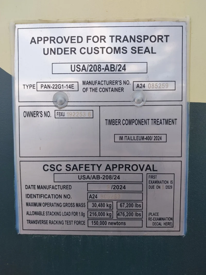 Camouflage New One Trip 20ft Shipping Storage Container Easy Open Door – USA - Image 12