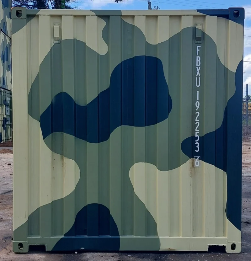 Camouflage New One Trip 20ft Shipping Storage Container Easy Open Door – USA - Image 5