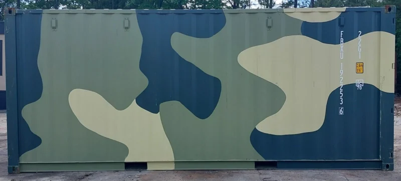 Camouflage New One Trip 20ft Shipping Storage Container Easy Open Door – USA - Image 6