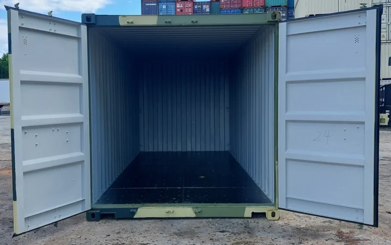 Camouflage New One Trip 20ft Shipping Storage Container Easy Open Door – USA - Image 8