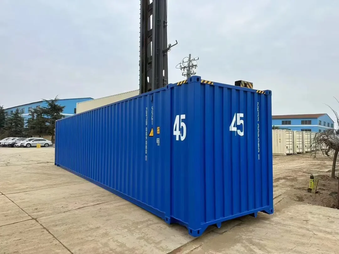 New 45ft High Cube Shipping Container – Bold Blue Finish - Image 2