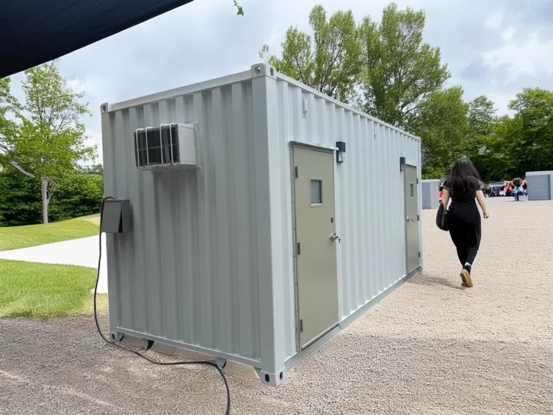 Restroom shipping container Conex Portable bathroom - Image 2