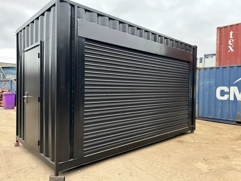 Roll Up Door Shipping Container -Street Food Coffee Shop Bar – Nationwide Delivery - Image 3