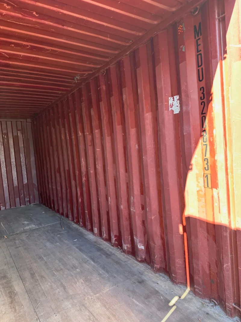 Used 20ft Conex Shipping / Storage Container – Yellow/Gold – Priced to Sell! - Image 12