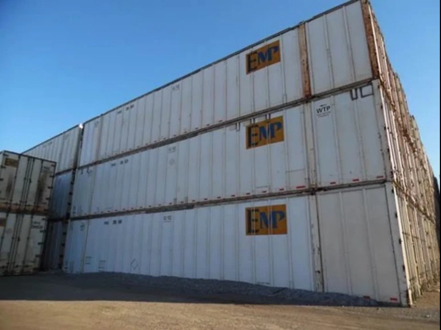 Used 53ft High Cube Shipping Container – Galvanized Aluminum - Image 2